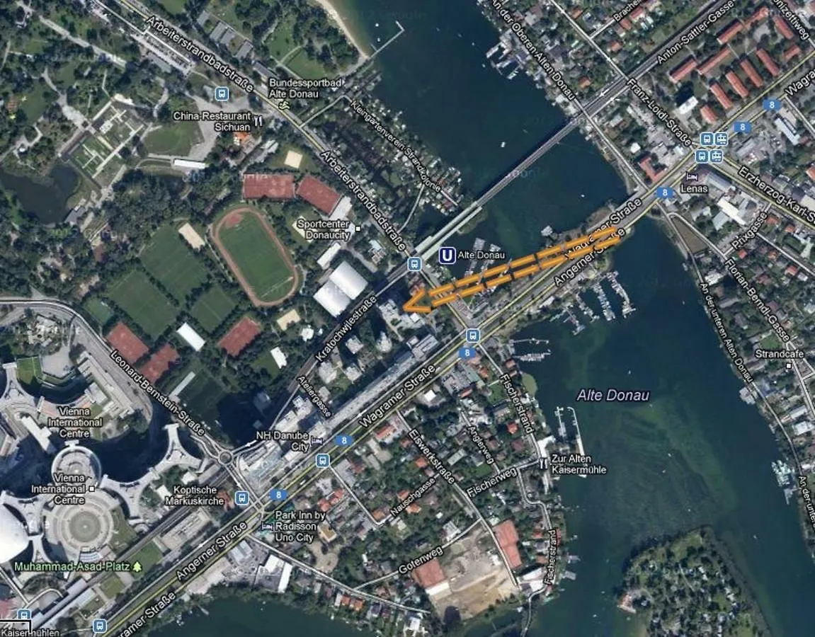 Apartment Zentrumnah Direkt An Ubahn Bei Un-Vic Und Am Badestrand Vienna